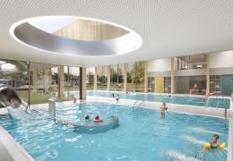 <p>Indoor swimming pool in Moravian Kyjov with a length of 25 meters.</p>