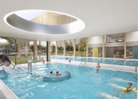 <p>Indoor swimming pool in Moravian Kyjov with a length of 25 meters.</p>