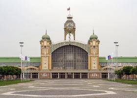 <p>Extensive reconstruction of the Industrial Palace at the Exhibition Grounds for 1.25 billion crowns, with the de</p>