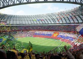 <p>Stadion Lužniki v Moskvě je největší sportovní stadion v Rusku.</p>