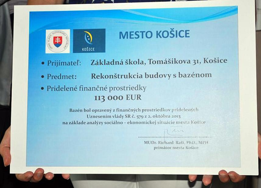 Reference SK Základní škola Košice