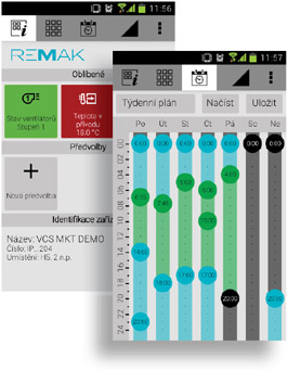 REMAK application GUI